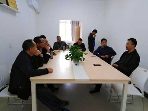 调研考察组与杨凌职业技术学院保卫处座谈